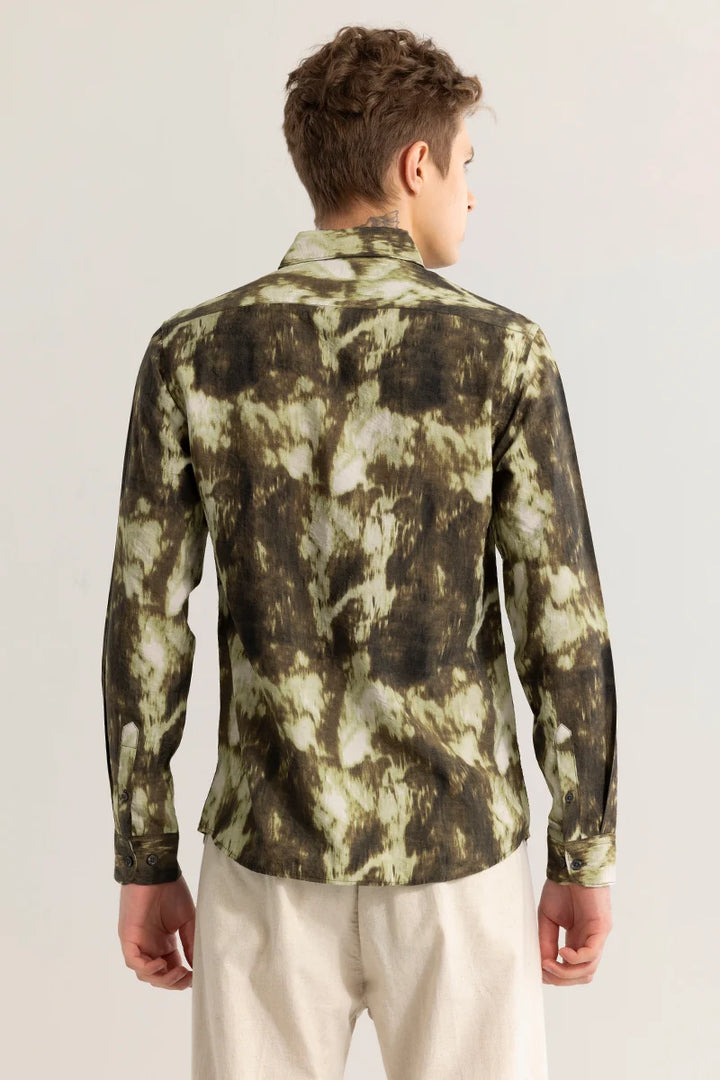 Camofrost Abstract Olive Shirt