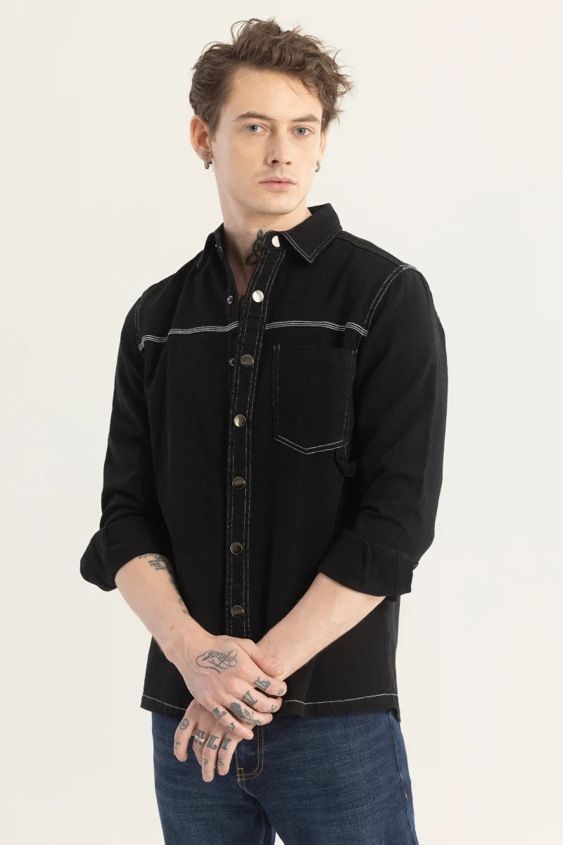 Denimite Black Shirt