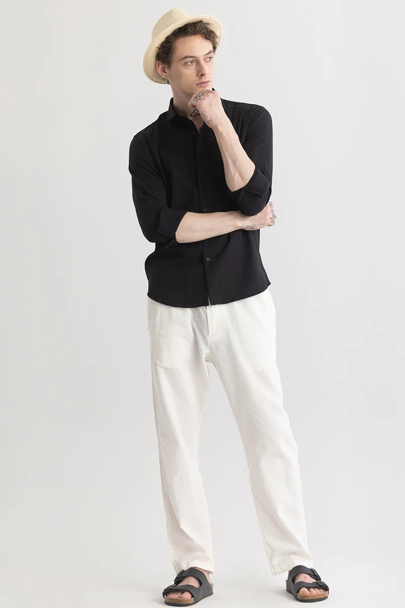 FlexiForm Black Textured Shirt