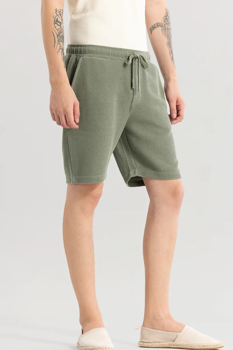 Tectoneer Olive Regular Fit Shorts