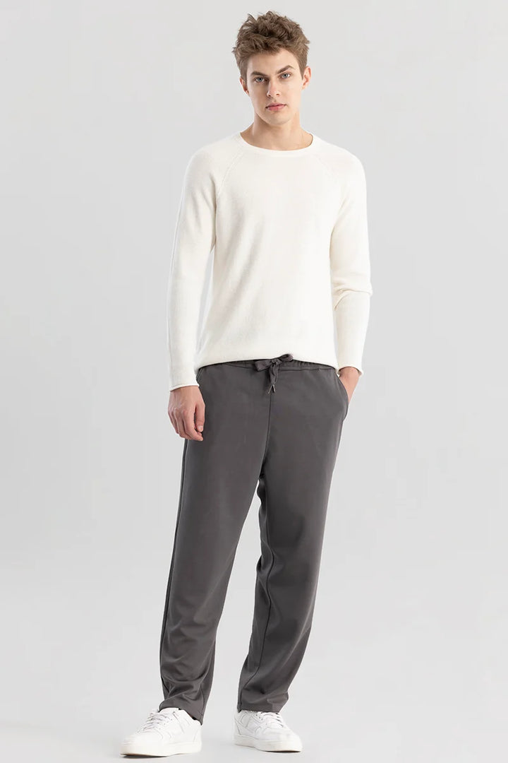 StrideFlex Grey Korean Trousers