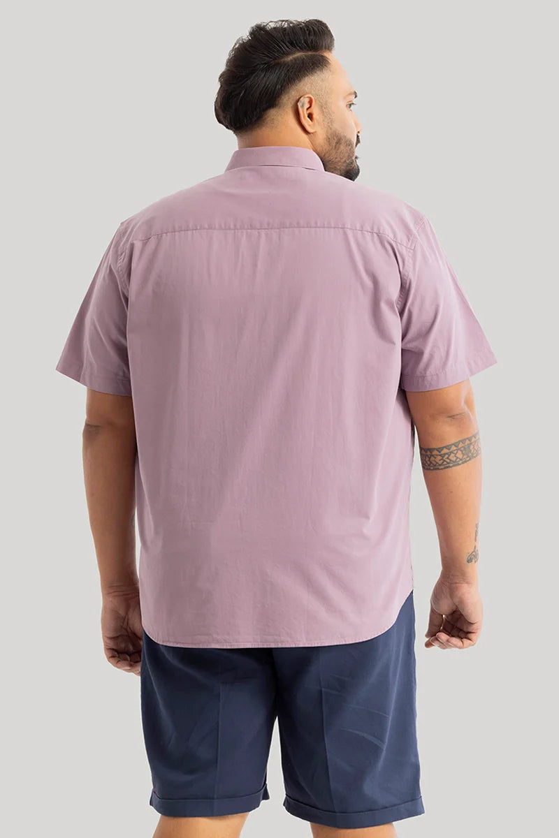 Downtown Lavender Oxford Plus Size Shirt