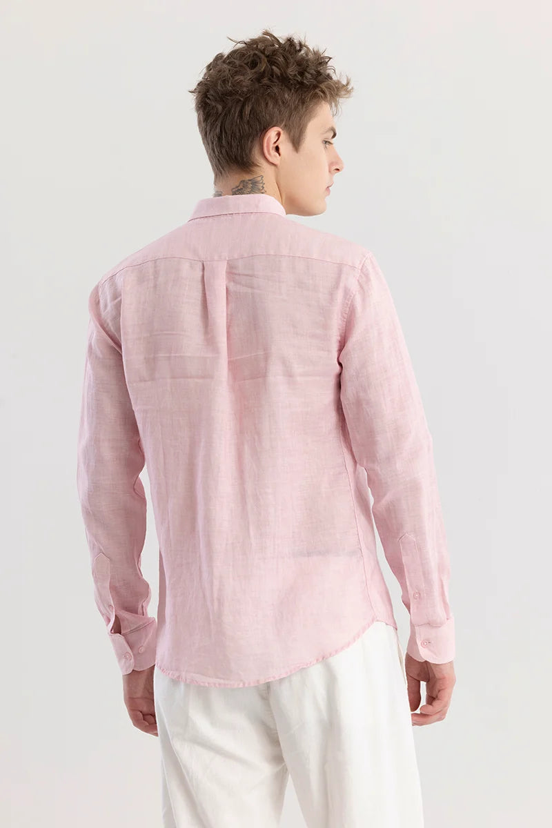 Camric Pink Linen Shirt