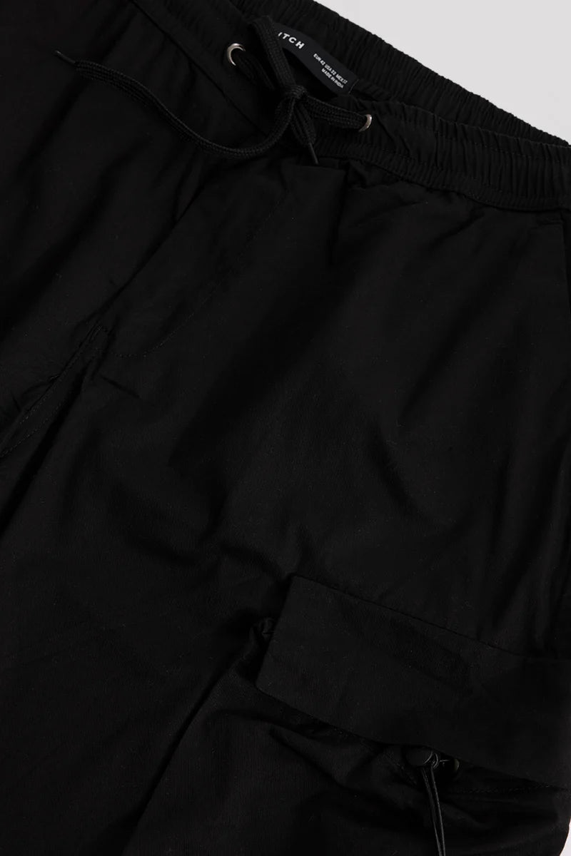 Pockethive Black Parachute Pants