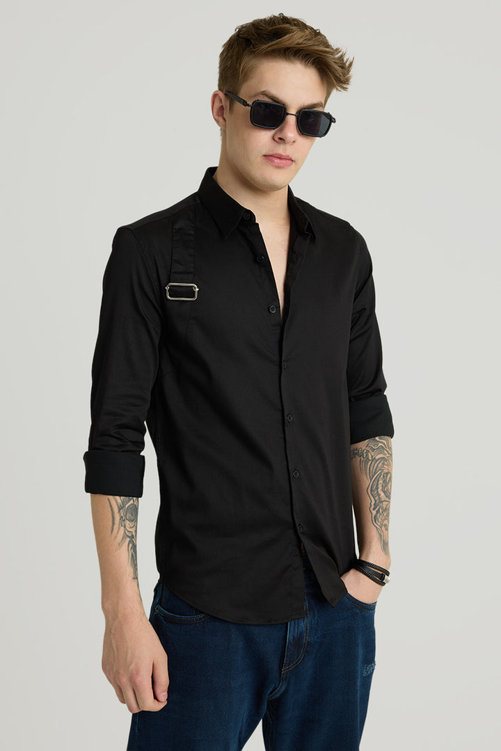 Black Buckle Shirt