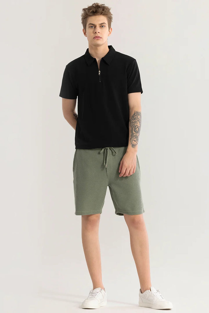 Elegantiq Black Polo T-Shirt