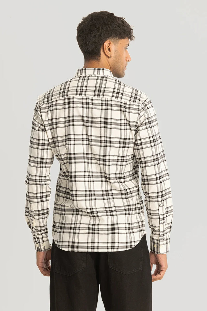 White Checks Oxford Shirt