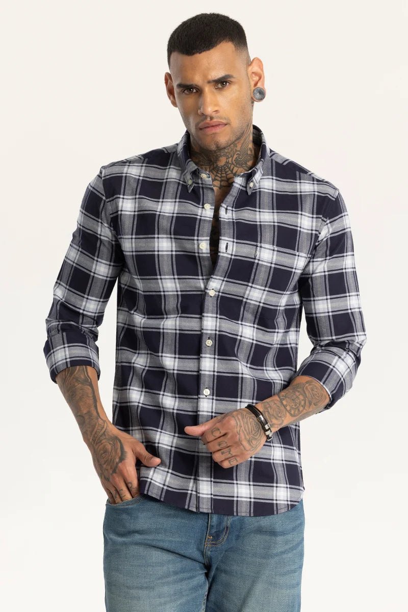 Black Checks Shirt