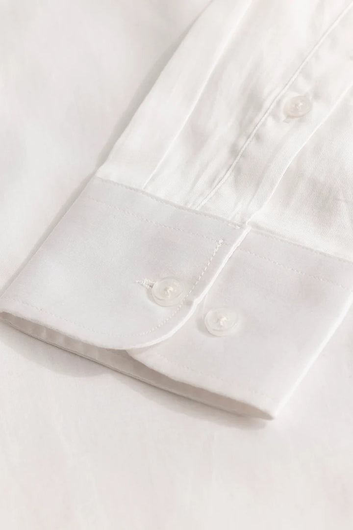 White Embroidered Shirt