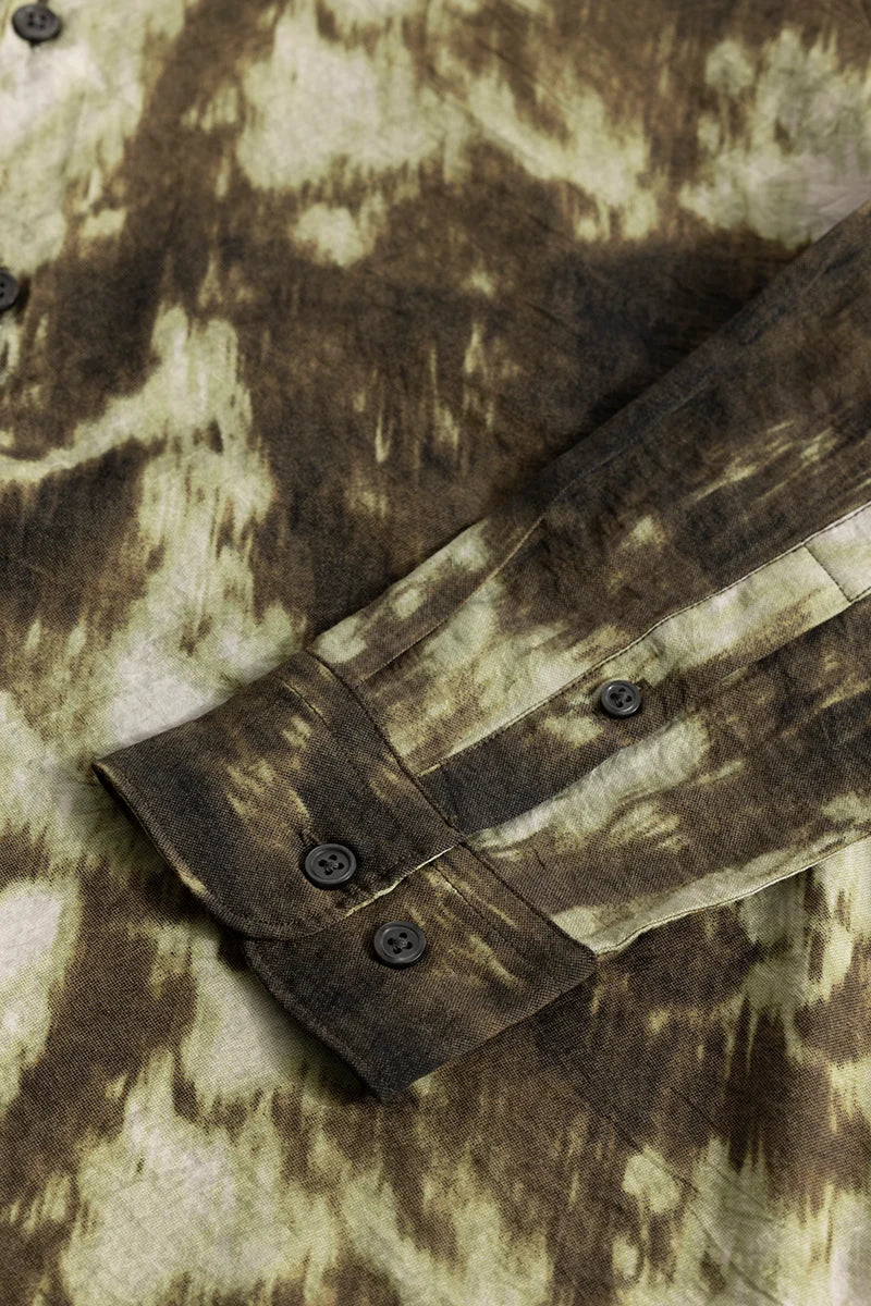 Camofrost Abstract Olive Shirt