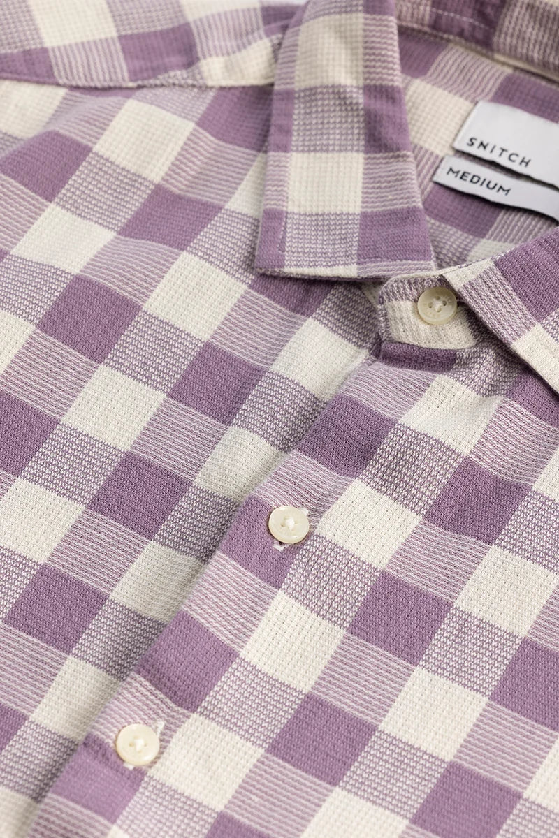 Elysium Lavender Linen Check Shirt