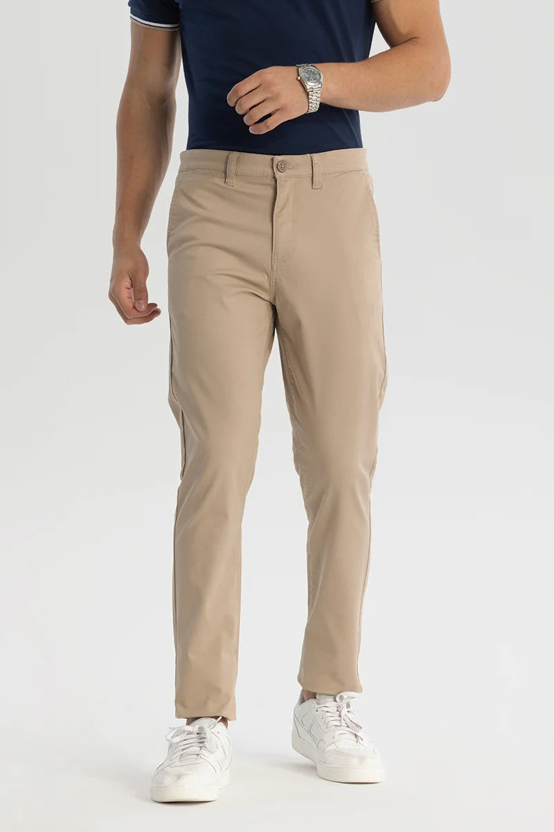 Brown Slim Fit Chinos