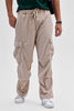 Beige Corduroy Baggy Fit Cargo