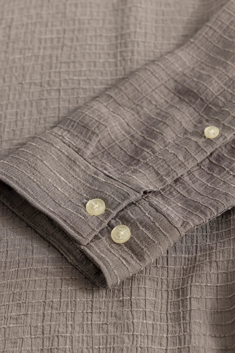 Benedetta Grey Textured Shirt