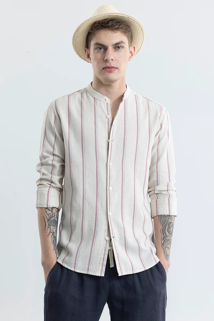 Gianluca Pink Stripe Shirt