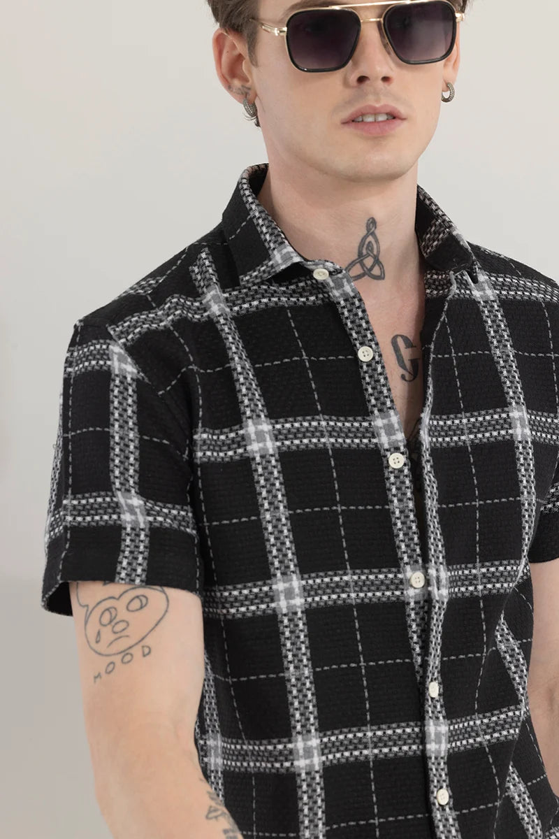 Plaidura Black Check Shirt