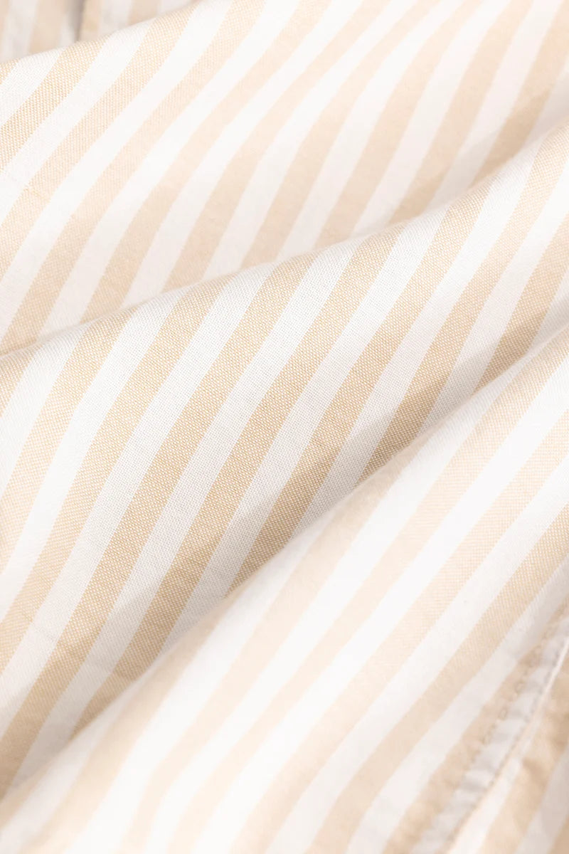 Beige Oxford Stripes shirt