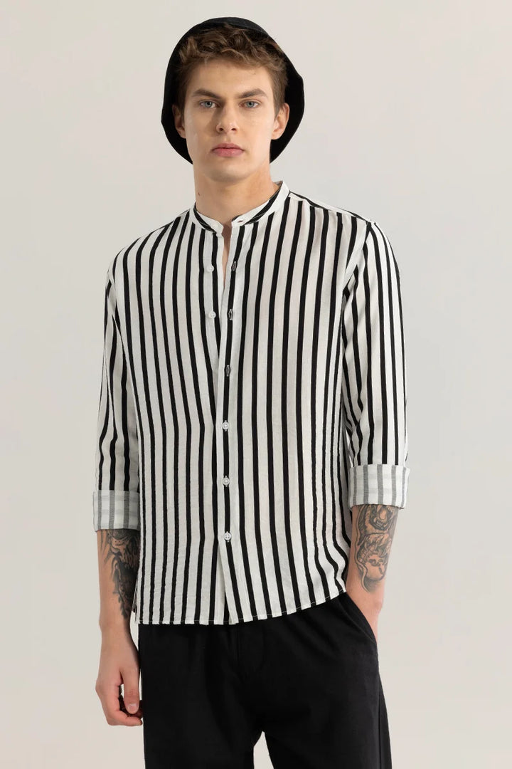 Nautistripe Black Stripe Shirt