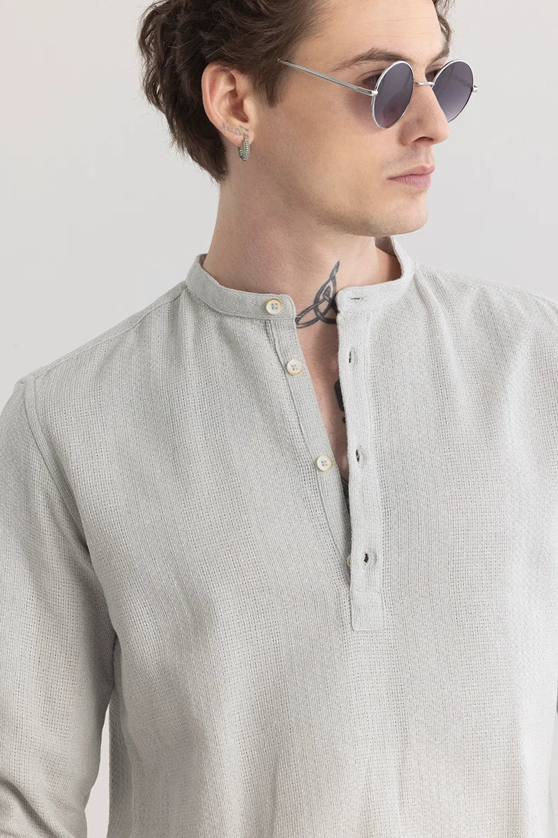 Hemlyn Grey Casual Shirt