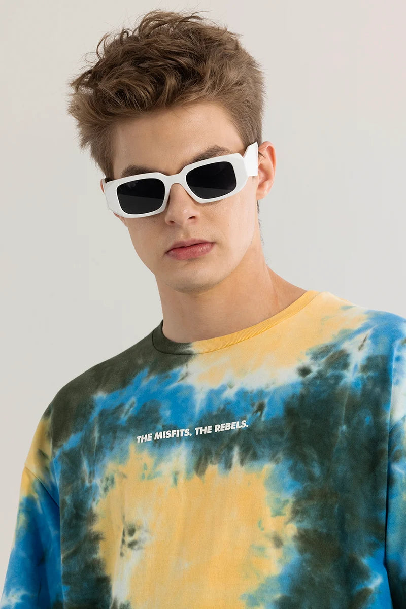 Counter Culture Blue Tye Dye Oversized T-Shirt