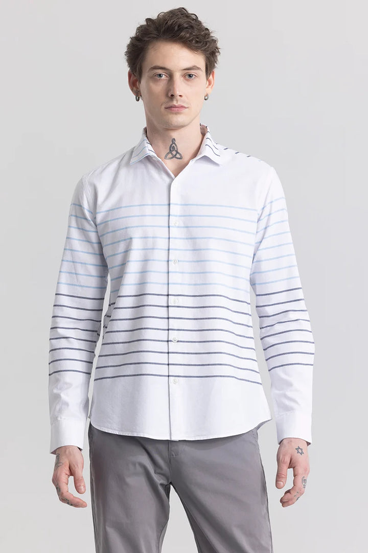 Stripivolve White Stripe Shirt