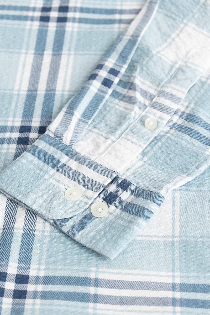 Patternoir Broad Blue Checks Shirt