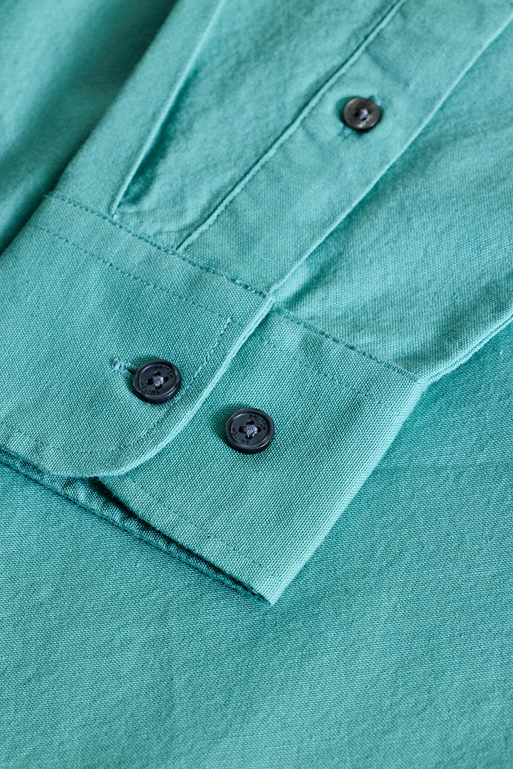 Turquoise Slim FIt Shirt