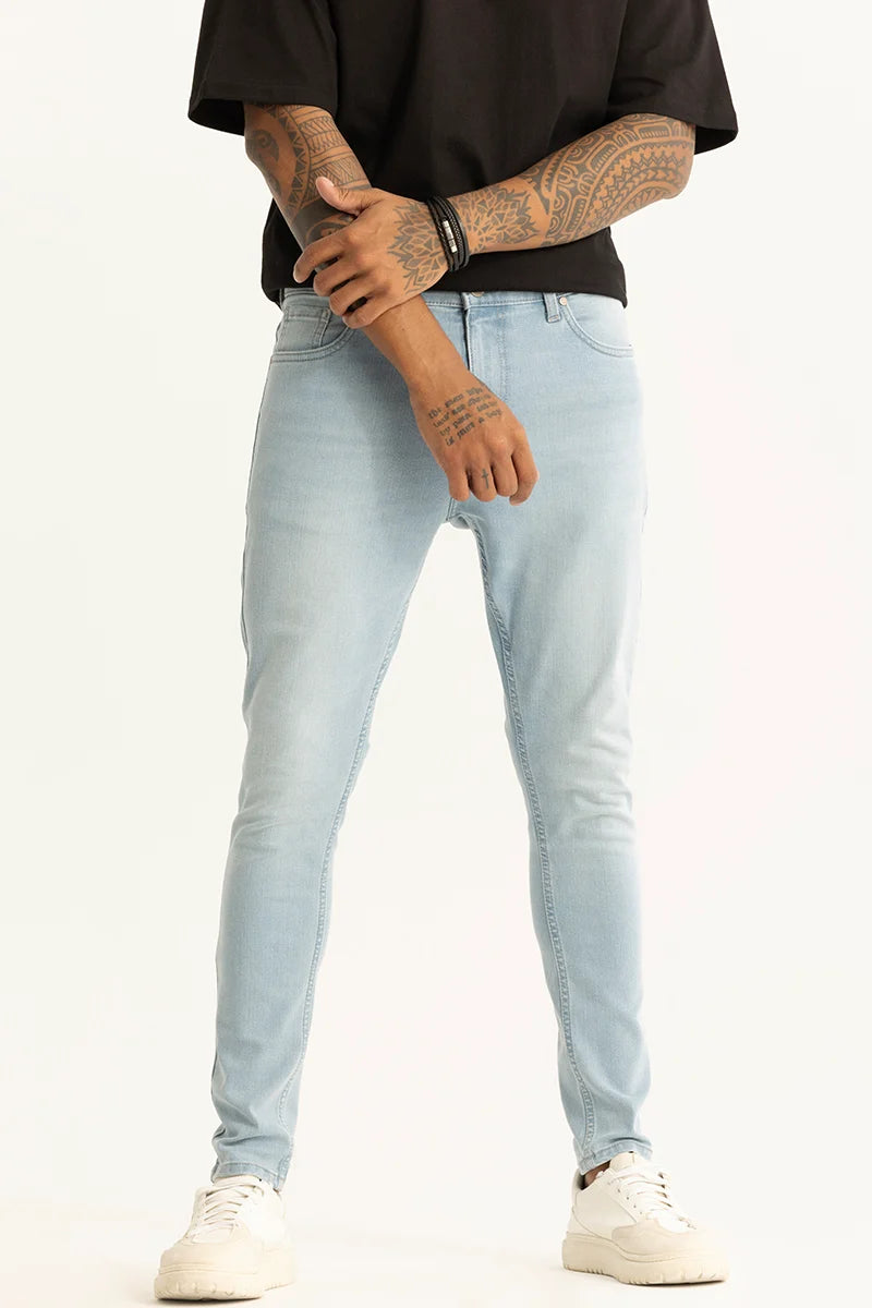 Delphine Light Blue Skinny Fit Jeans