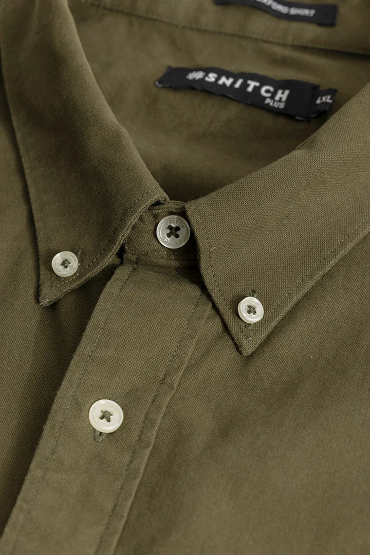 Lucia Olive Plain Shirts