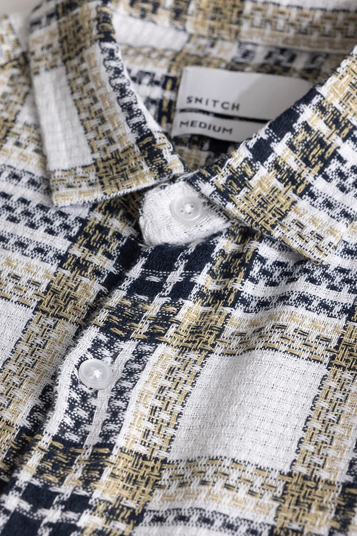 Tartanique White Checkered Shirt