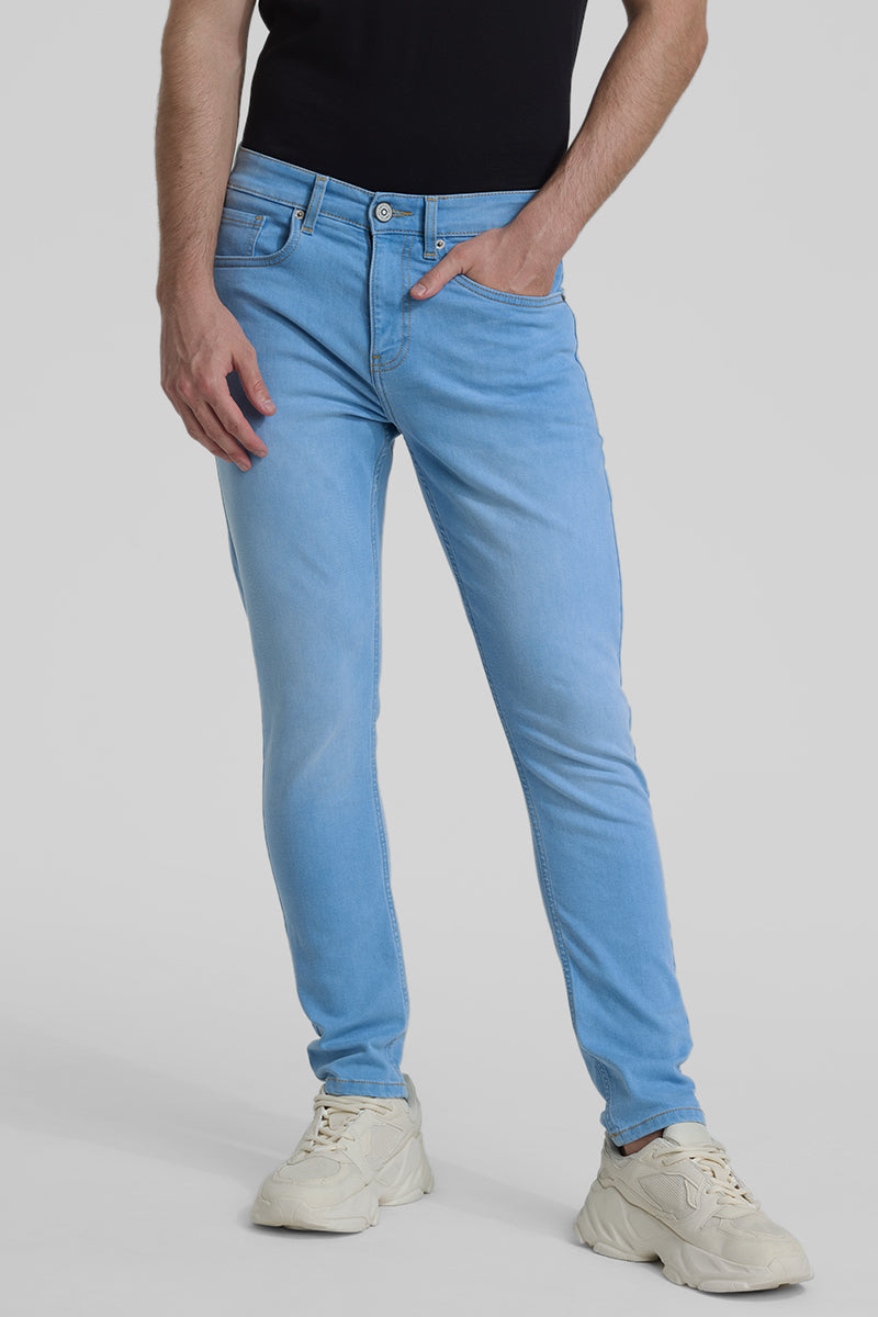 Light Blue Slim Fit Jeans