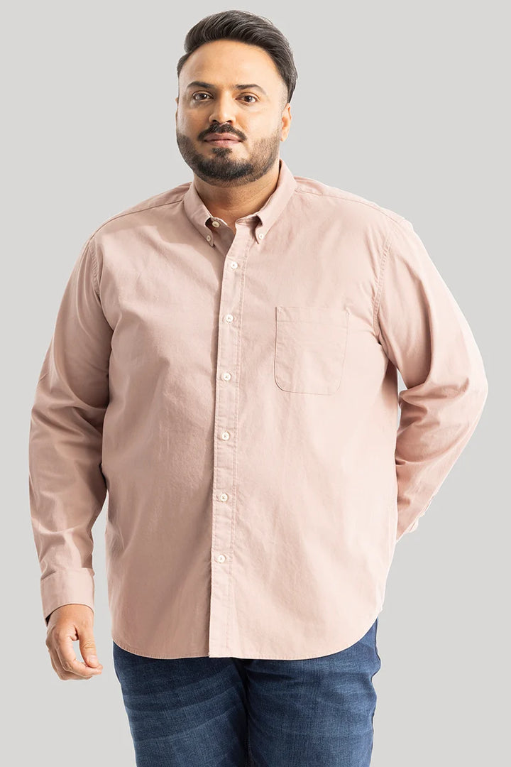 Lucia Peach Plain Shirts