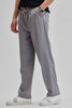 Grey Textured Korean Trousers