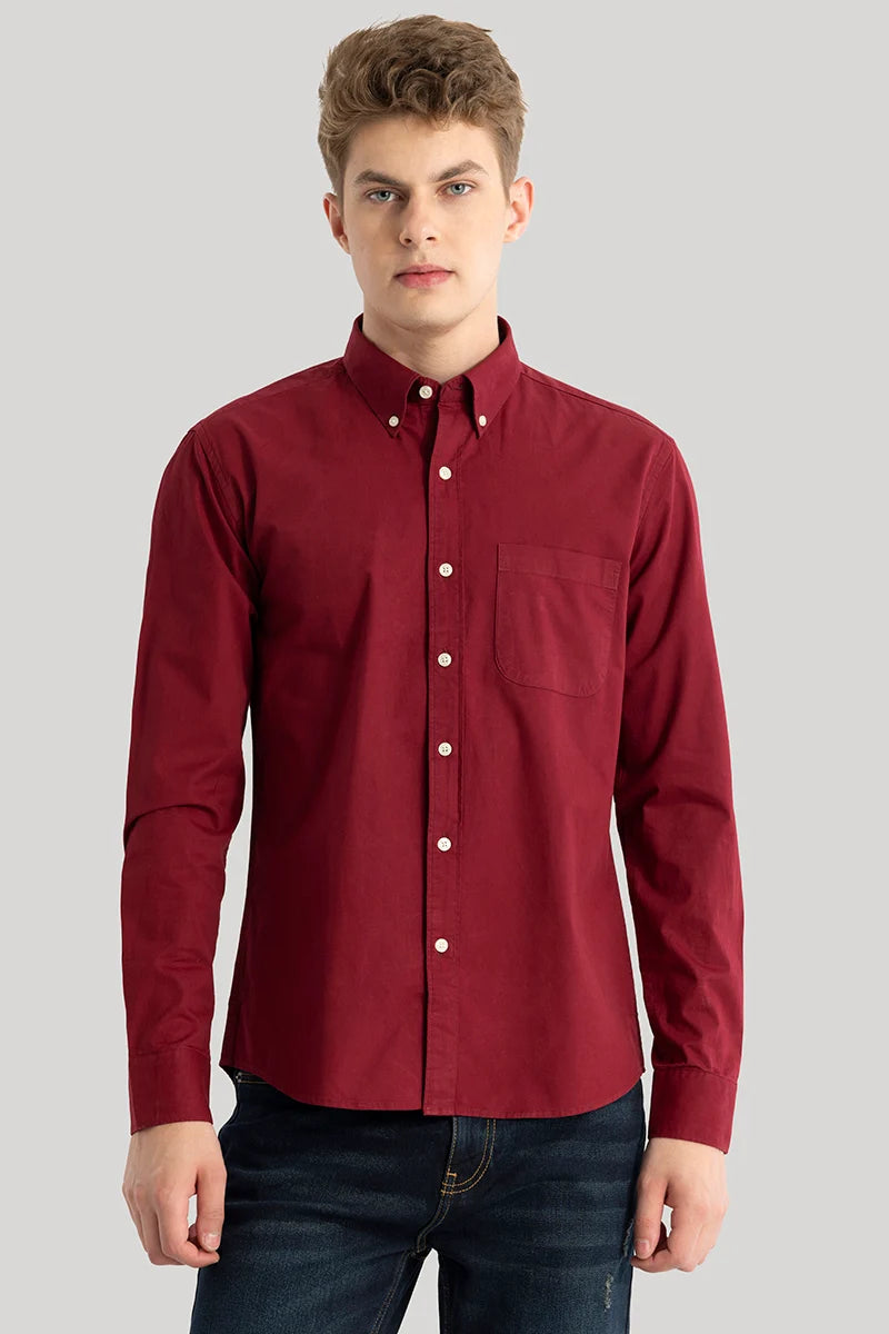 Red Oxford Shirt