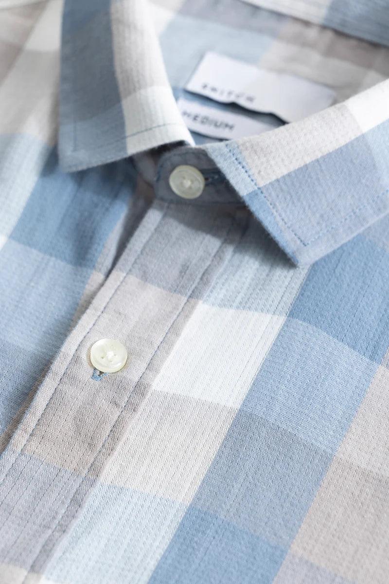 Corrado Blue Checks Shirt