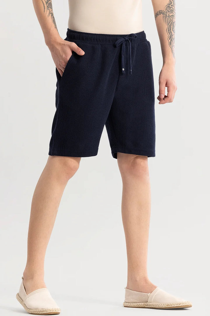 Tectoneer Navy Regular Fit Shorts