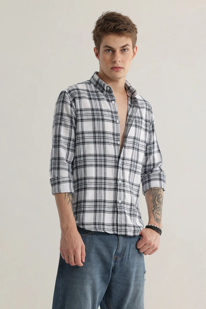 Plaidedge Blue Checked Shirt