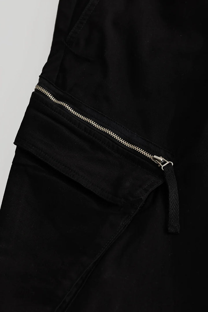 Thibaut Black Relaxed Fit Cargo Pant