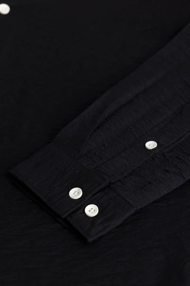 CharmShirt Plain Black Shirt