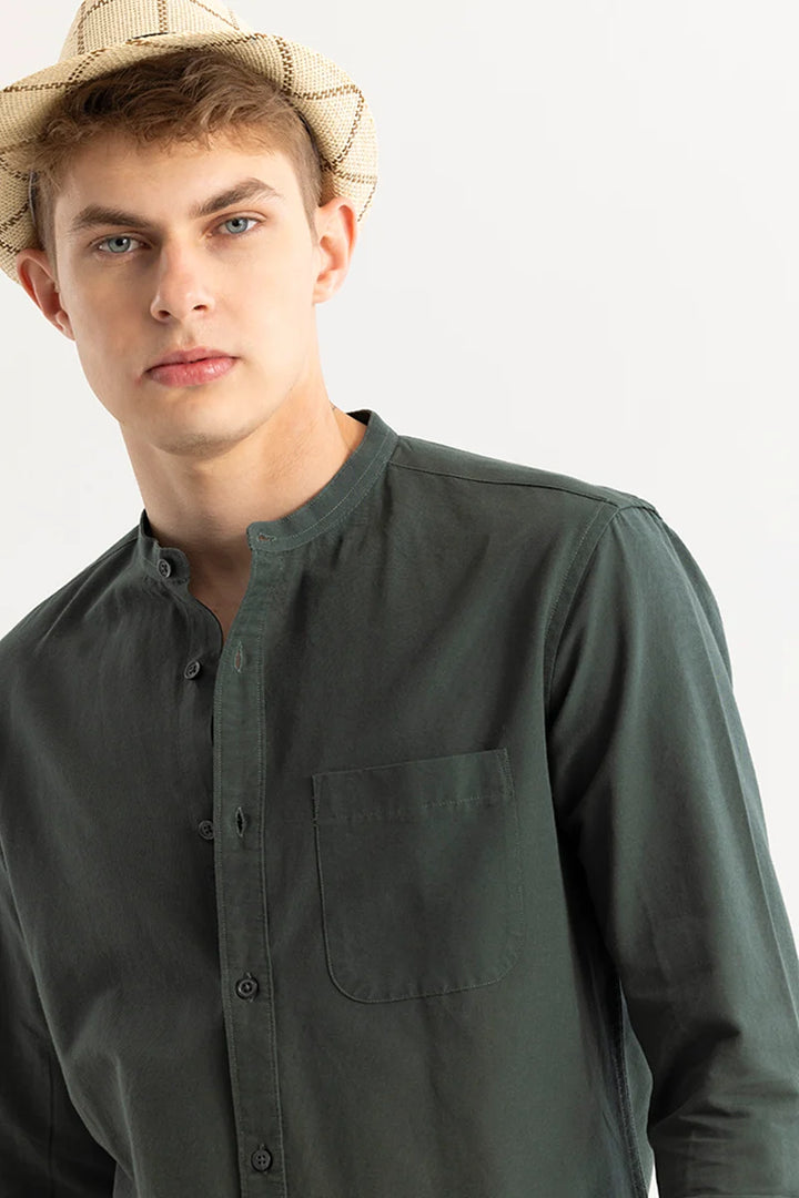 Viggo Plain Green Shirt