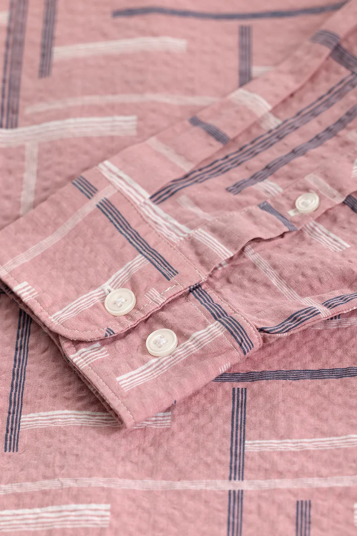 Azuregrid Abstract Pink Shirt