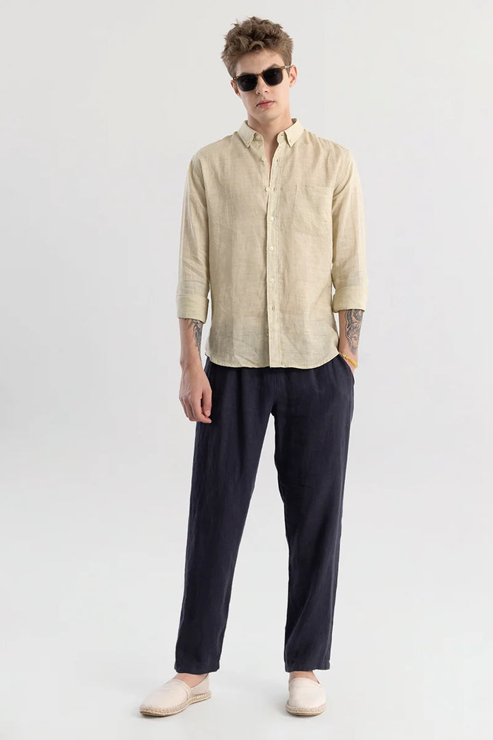 Camric Khaki Linen Shirt