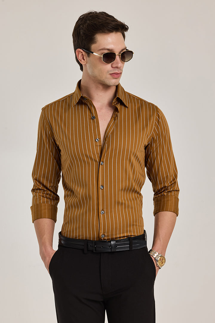 Mustard Stripes Shirt