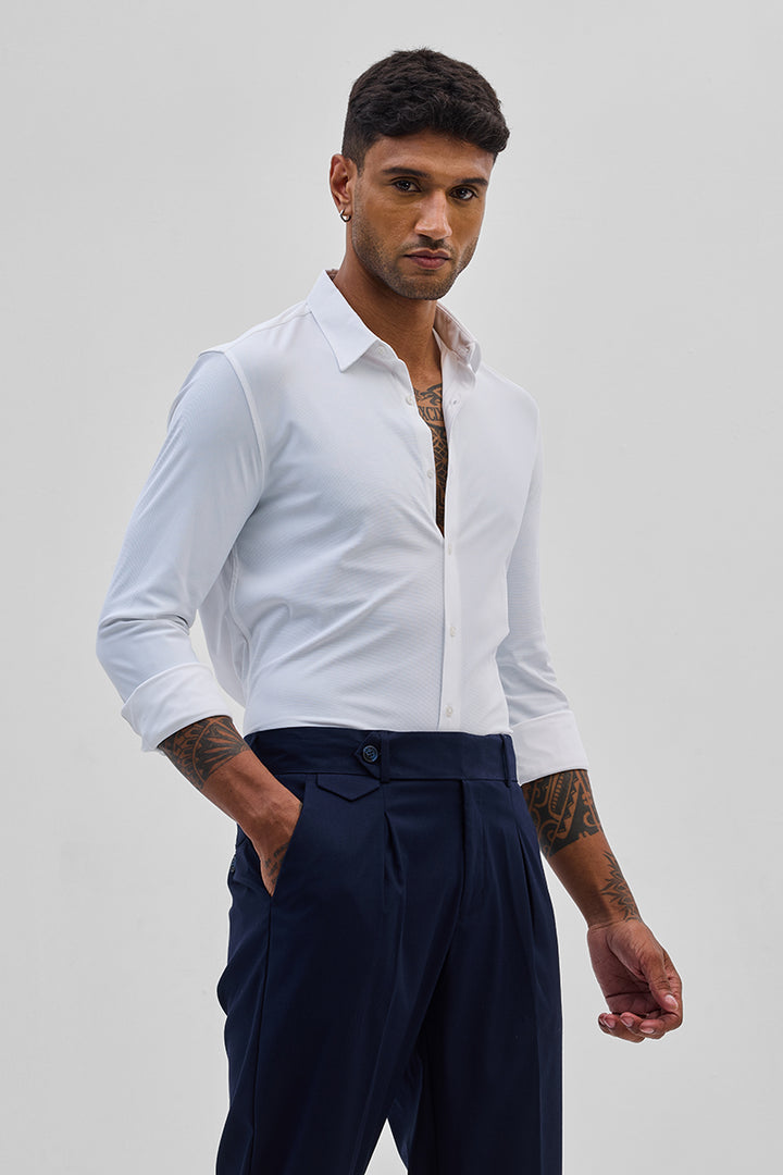 White Slim Fit Shirt