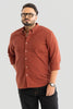 Lucia Rust Plain Shirts