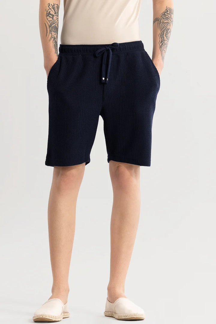 Tectoneer Navy Regular Fit Shorts