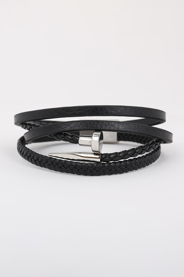 Nob Nail Edge Braided Bracelet