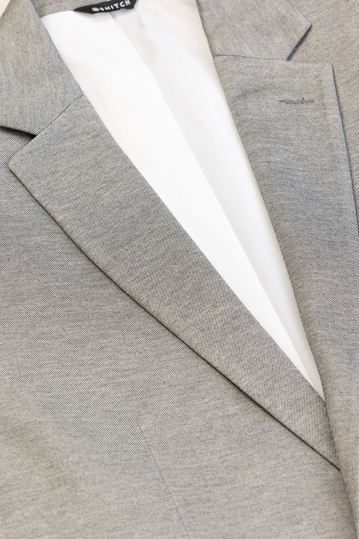 Stellar Serenity Grey Suit Blazer