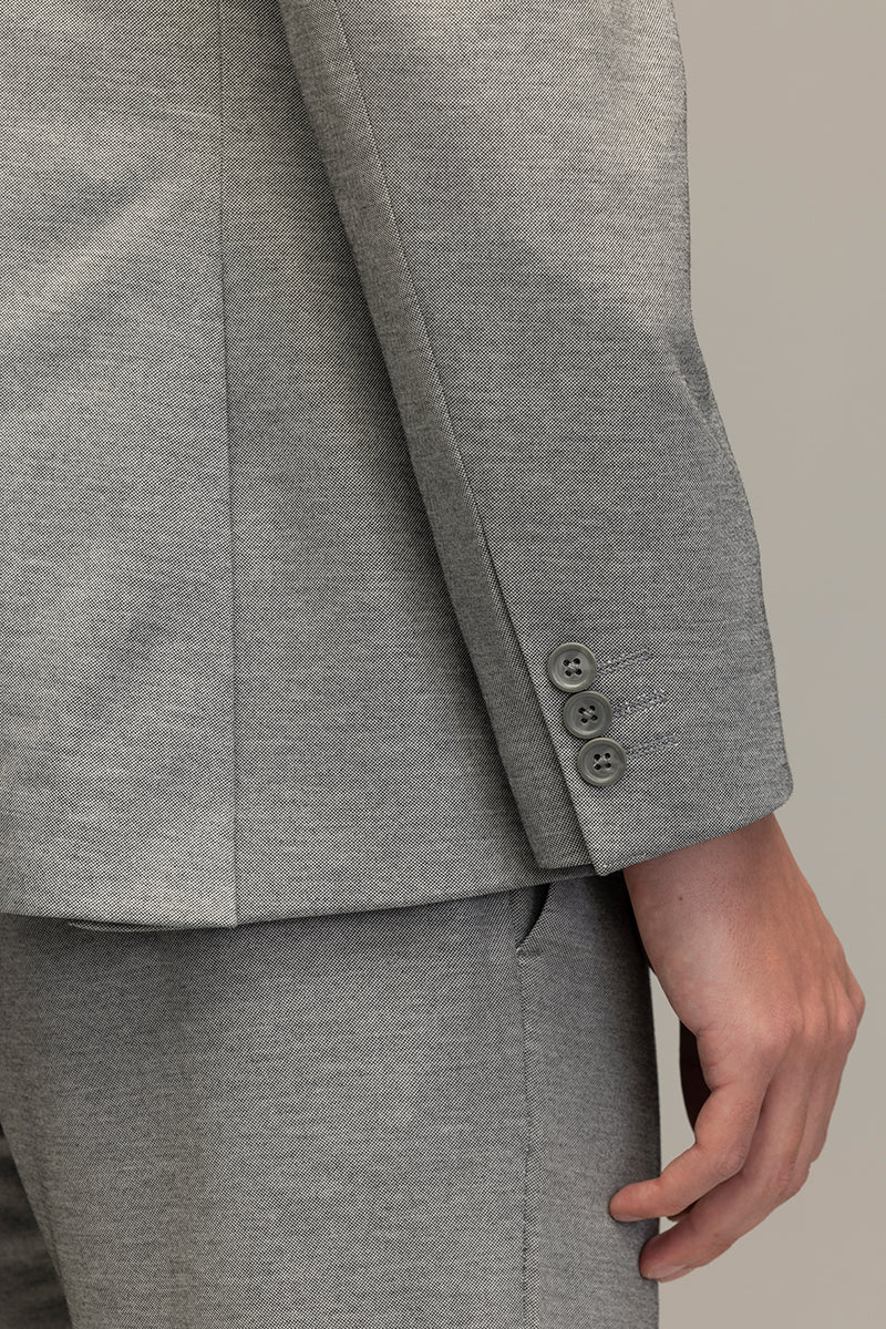 Stellar Serenity Grey Suit Blazer