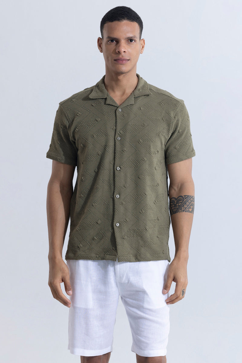 Zag Zag Olive Shirt